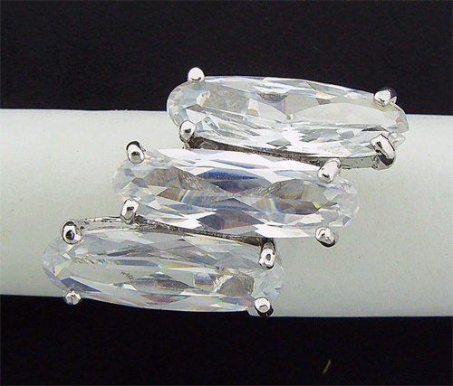 White swarovski ring