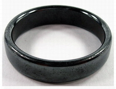 Magnetic Hematite Flat-top Ring