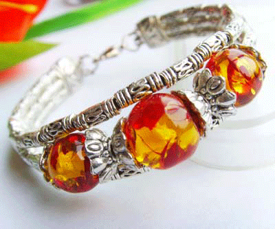 Beaded Tibet Silver Bracelet
