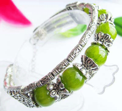 Marvelous Green Jade Bracelet