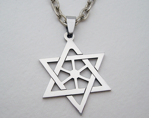 Star of David Stainless Steel Necklace