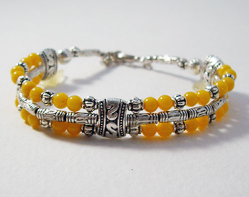 Tibet Silver Beaded Bracelet