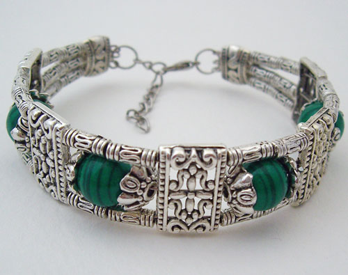 Tibet Silver Beaded Bracelet