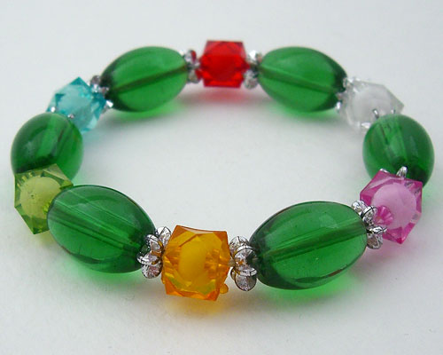 Colorful stretch bracelet